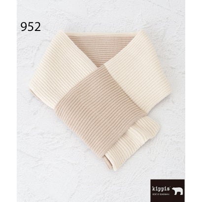 ワンズテラス one'sterrace ◆【あったか】Kippis キッピス もちもちニット差し込みマフラー （ベージュ(952)）｜詳細画像