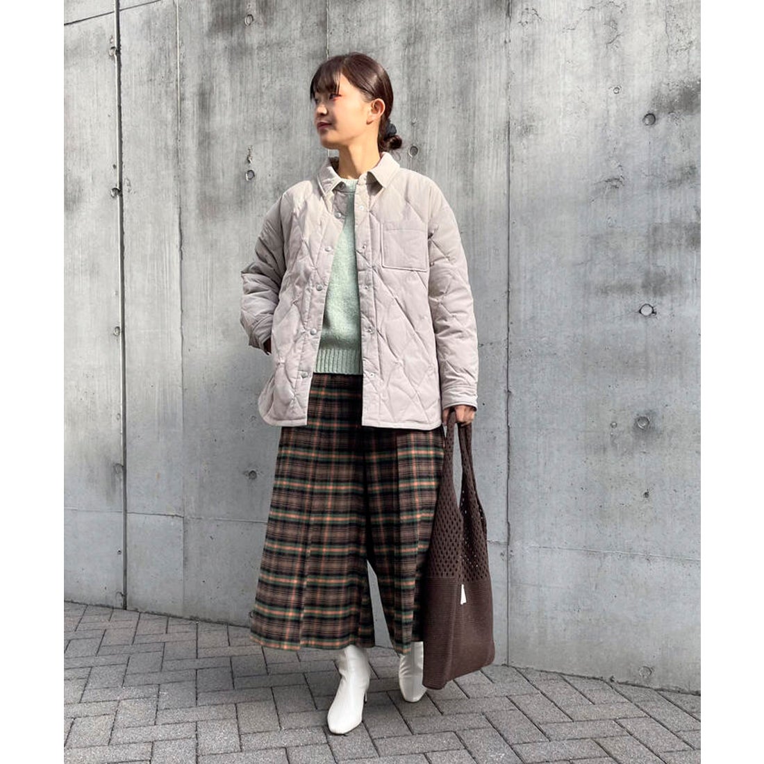 オニギリ ONIGIRI ショート ダウンコート （ネイビー） - ファッション 