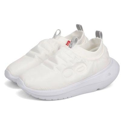 スニーカー スリッポン レディース 厚底 OOmy Thermo Zen ブラック ホワイト 黒 白 2001160052262 （WHITE/WHITE）｜詳細画像