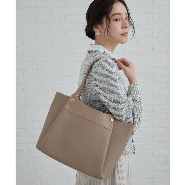カシメシュリンクコンビA4トート （ベージュ(052)）