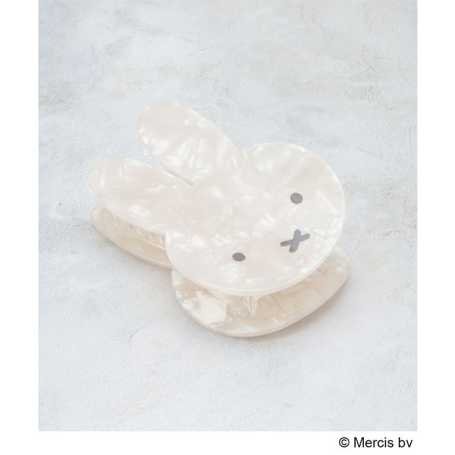 ◆【miffy】シェル調ヘアクリップ （アイボリー(004)）