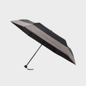 【晴雨兼用】バイカラー折り畳み傘 （ブラック(519)）