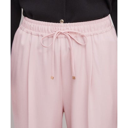 ◆《着丈選べる》裏起毛ストレッチイージーワイドパンツ【S～LL／蓄熱素材／洗濯機OK】 （ライトピンク(070)）｜詳細画像