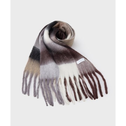 【マルチカラー】アソートボリュームフリンジストール （オフホワイト(003)）｜詳細画像
