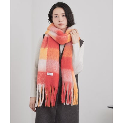 【マルチカラー】アソートボリュームフリンジストール （オレンジ(867)）｜詳細画像