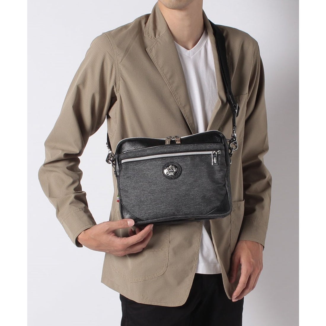 ARRIVOーC JEANS （NAVY/WHITE） -オロビアンコ(Orobianco)公式通販サイト