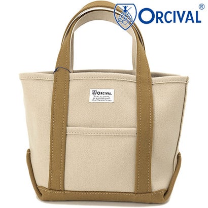 HEAVY MELTON TOTE BAG SMALL PARCHMENT-BEIGE/CAMEL [#OR-H0241-HML] （PARCHMENT-BEIGE/CAMEL）｜詳細画像