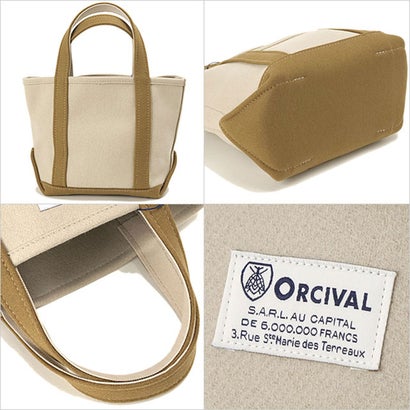 HEAVY MELTON TOTE BAG SMALL PARCHMENT-BEIGE/CAMEL [#OR-H0241-HML] （PARCHMENT-BEIGE/CAMEL）｜詳細画像