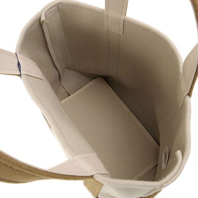 HEAVY MELTON TOTE BAG SMALL PARCHMENT-BEIGE/CAMEL [#OR-H0241-HML] （PARCHMENT-BEIGE/CAMEL）｜詳細画像