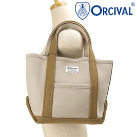 HEAVY MELTON TOTE BAG SMALL PARCHMENT-BEIGE/CAMEL [#OR-H0241-HML] （PARCHMENT-BEIGE/CAMEL）