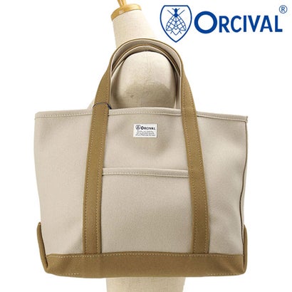 HEAVY MELTON TOTE BAG MEDIUM PARCHMENT-BEIGE/CAMEL [#OR-H0240-HML] （PARCHMENT-BEIGE/CAMEL）｜詳細画像