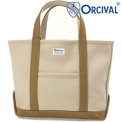 HEAVY MELTON TOTE BAG MEDIUM PARCHMENT-BEIGE/CAMEL [#OR-H0240-HML] （PARCHMENT-BEIGE/CAMEL）｜詳細画像