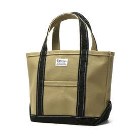 トートバッグ レディース メンズ マチあり ブランド キャンバス トート バッグ 軽量 キャンバストートバッグ 横型 カジュアル 帆布 Tote Bag Small OR-H0285KWC（LT.KHAKI×BLACK）