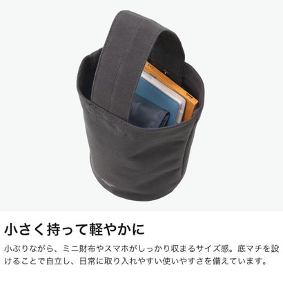 トートバッグ レディース ミニ 小さい 小さめ かわいい ブランド コンパクト 軽い 無地 コットン 日本製 トート バッグ Twill One Handle Tote OR-H0400 HBT （FADEBLACK）｜詳細画像