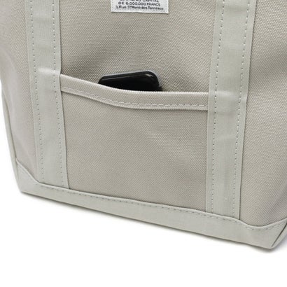 トートバッグ レディース メンズ マチあり ブランド キャンバス トート バッグ 軽量 キャンバストートバッグ 横型 カジュアル 帆布 Tote Bag Small OR-H0285KWC （ECRU×OXFORDBLUE）｜詳細画像