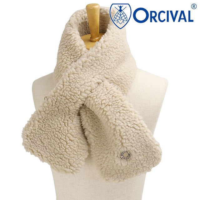 WOOL BOA SCARF BEIGE [OR-H0262-BFF] （BEIGE）