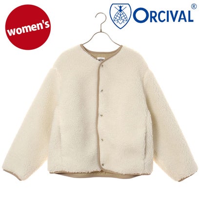 ROUND NECK BLOUSON IVORY [#OR-A0741-BFF] （IVORY）｜詳細画像