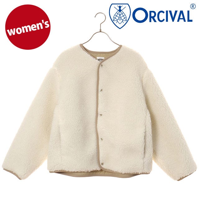 ROUND NECK BLOUSON IVORY [#OR-A0741-BFF] （IVORY）