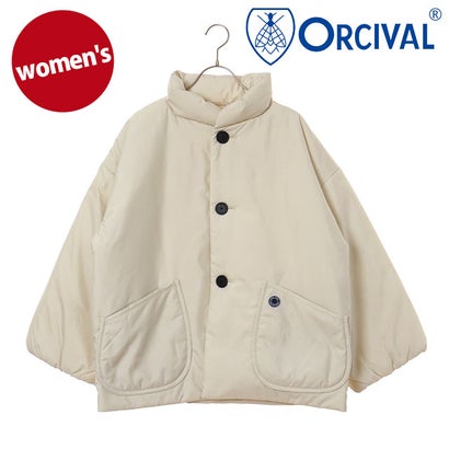STAND COLLAR BLOUSON ECRU [#OR-A0830-RTF] （ECRU）｜詳細画像
