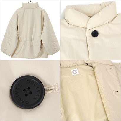 STAND COLLAR BLOUSON ECRU [#OR-A0830-RTF] （ECRU）｜詳細画像