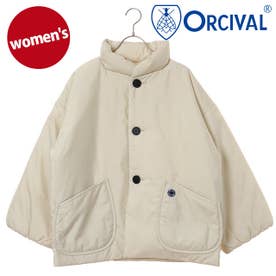 STAND COLLAR BLOUSON ECRU [#OR-A0830-RTF] （ECRU）