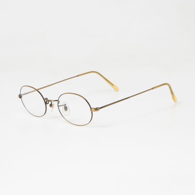 
                    メガネ 眼鏡 アイウェア レディース メンズ （マットゴールド）