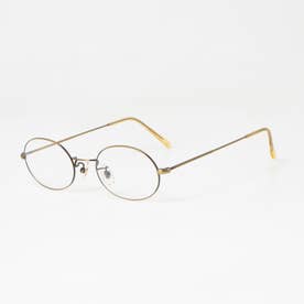 メガネ 眼鏡 アイウェア レディース メンズ （マットゴールド）