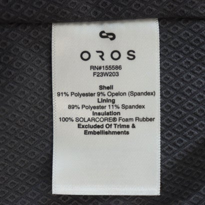 オロス OROS ITINERANT Jacket アイテナラントジャケット （ブラック）｜詳細画像