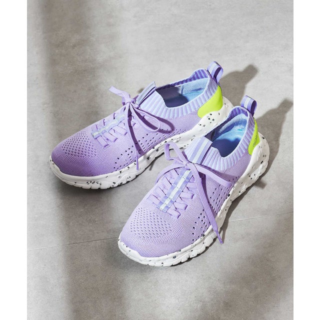 サステナブルニットスニーカー/OT3720（PURPLE）