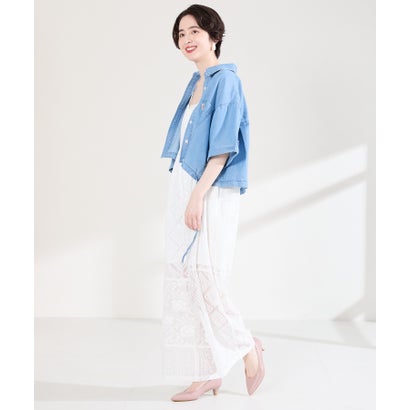 【跳べるパンプス】ポインテッドトゥ4cmヒール/R-3217 （BLUE）｜詳細画像