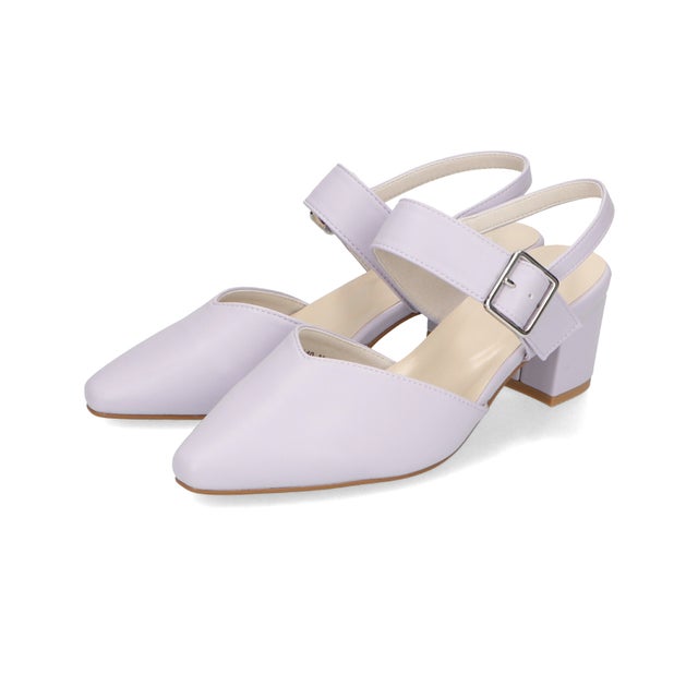 バックベルトパンプス/41180 （PURPLE）
