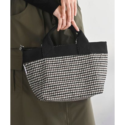アールピーエス rps 起毛チェックミニトートBAG （ブラウン）｜詳細画像