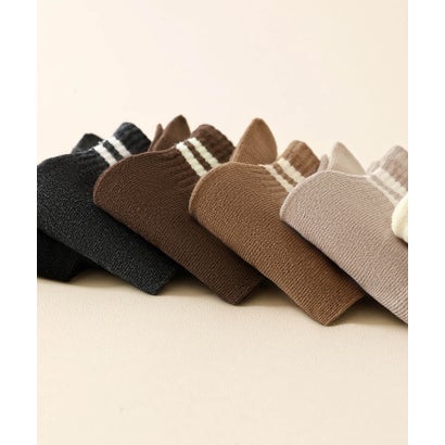 オシャレボ OSYAREVO 【ネット限定】ヨガ ピラティス ソックス 靴下 5本指 アンクレット yoga （キャメル）｜詳細画像