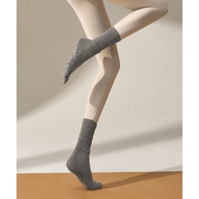 オシャレボ OSYAREVO 【ネット限定】ヨガ ピラティス ソックス 靴下 5本指 アンクレット yoga （グレー）｜詳細画像