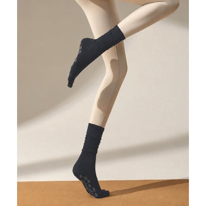 オシャレボ OSYAREVO 【ネット限定】ヨガ ピラティス ソックス 靴下 5本指 アンクレット yoga （ダークネイビー）｜詳細画像