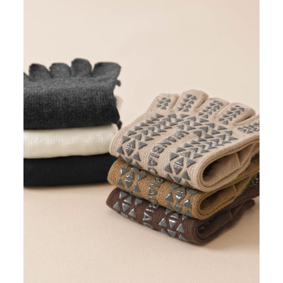オシャレボ OSYAREVO 【ネット限定】ヨガ ピラティス ソックス 靴下 くるぶし クロスバンド yoga （キャメル）｜詳細画像