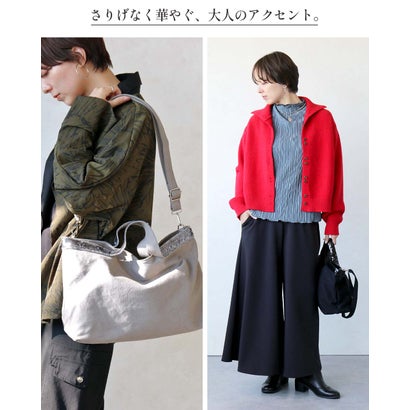 さりげない煌めき。大人のスパンコール2WAYトートバッグ  （ブラック）｜詳細画像