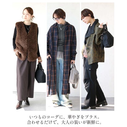 さりげない煌めき。大人のスパンコール2WAYトートバッグ  （ブラック）｜詳細画像