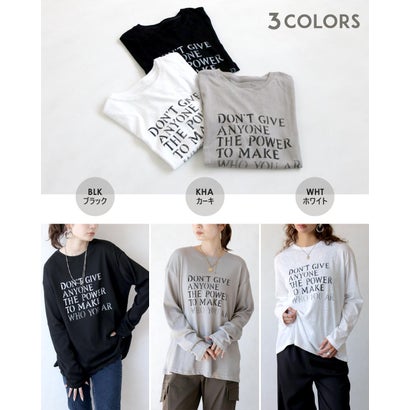 オトナ OTONA Tシャツ かすれロゴで、大人の抜け感。ヴィンテージロゴT （カーキ）｜詳細画像