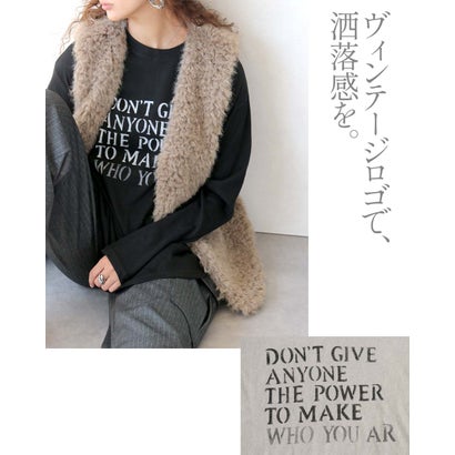 オトナ OTONA Tシャツ かすれロゴで、大人の抜け感。ヴィンテージロゴT  （ホワイト）｜詳細画像