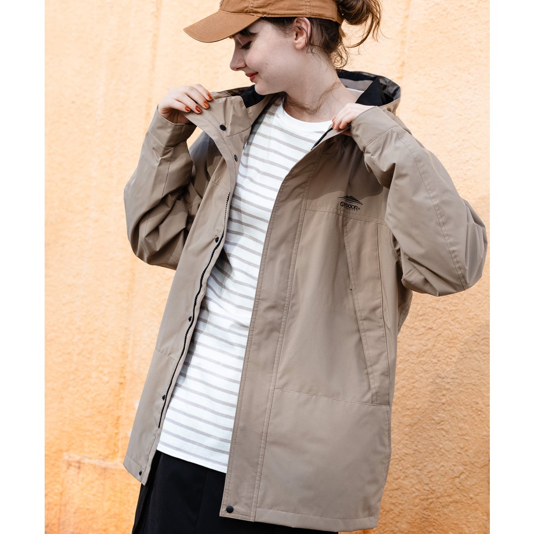 アウトドアプロダクツ OUTDOOR PRODUCTS OUTDOORPRODUCTS 全天候対応素材仕様 オールウェザー マウンテン パーカー ベージュ -靴 ファッション通販 自宅で試着 気軽に返品