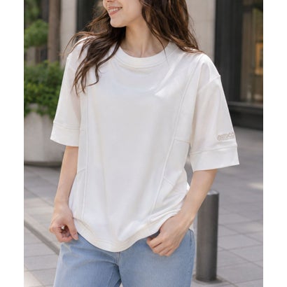 UVカラーステッチアクティブTシャツ （オフホワイト）｜詳細画像