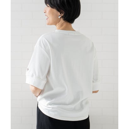 UVカラーステッチアクティブTシャツ （オフホワイト）｜詳細画像