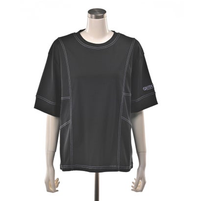 UVカラーステッチアクティブTシャツ （ブラック）｜詳細画像