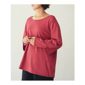 layered sleeve pullover （レッド）