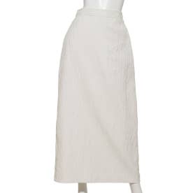 washer pleats skirt （ホワイト）