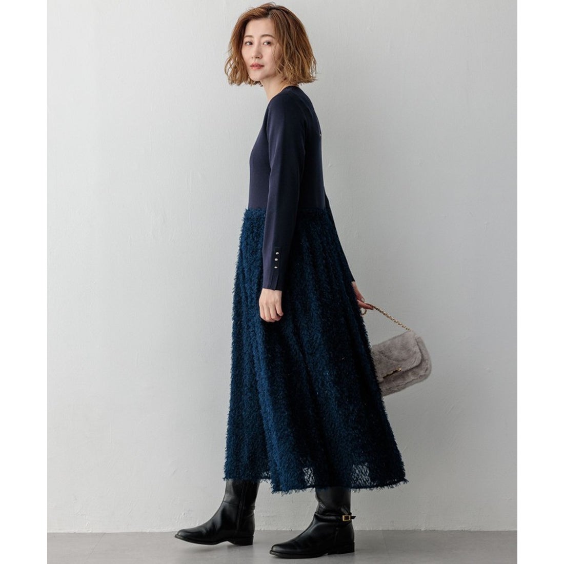 ニジュウサンク チイサイサイズ 23区 S 【店舗限定/洗える】ニット 