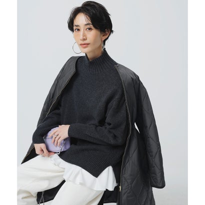 23区 S 【洗える/撥水加工】中綿 ロング パディング アウター （グレー系）｜詳細画像