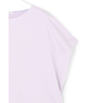 23区 S 【汗じみ防止/洗える】スムースデザイン フレンチスリーブ Tシャツ （ホワイト系）｜詳細画像