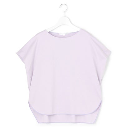 23区 S 【汗じみ防止/洗える】スムースデザイン フレンチスリーブ Tシャツ （グレー系）｜詳細画像